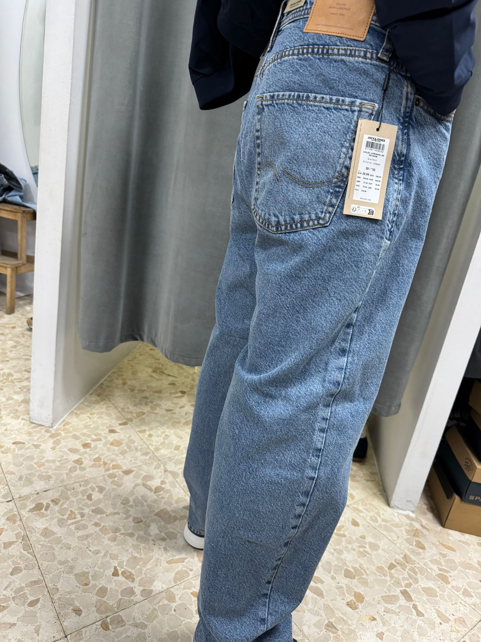 Vaquero de hombre de corte recto